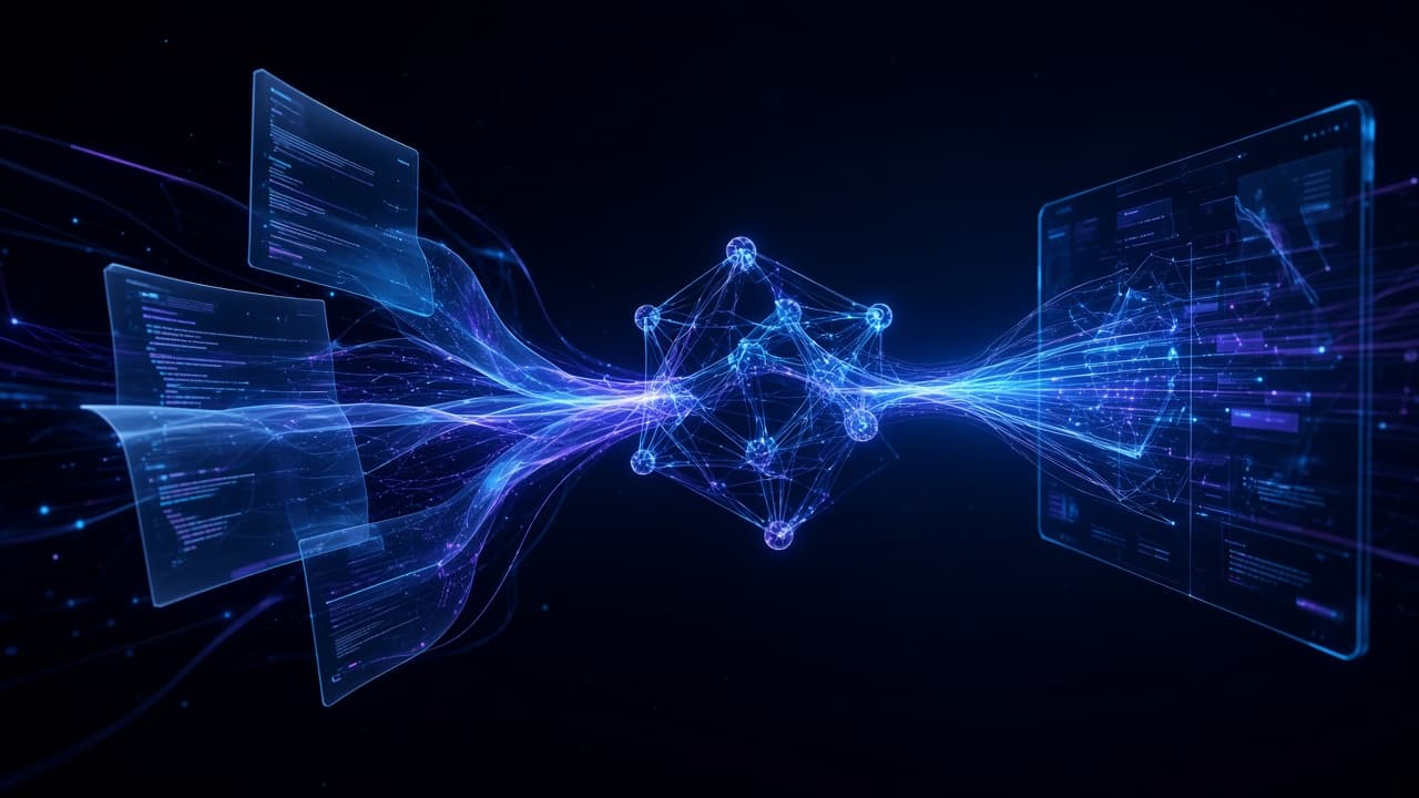 Abstract RAG knowledge graph with documents and vector search